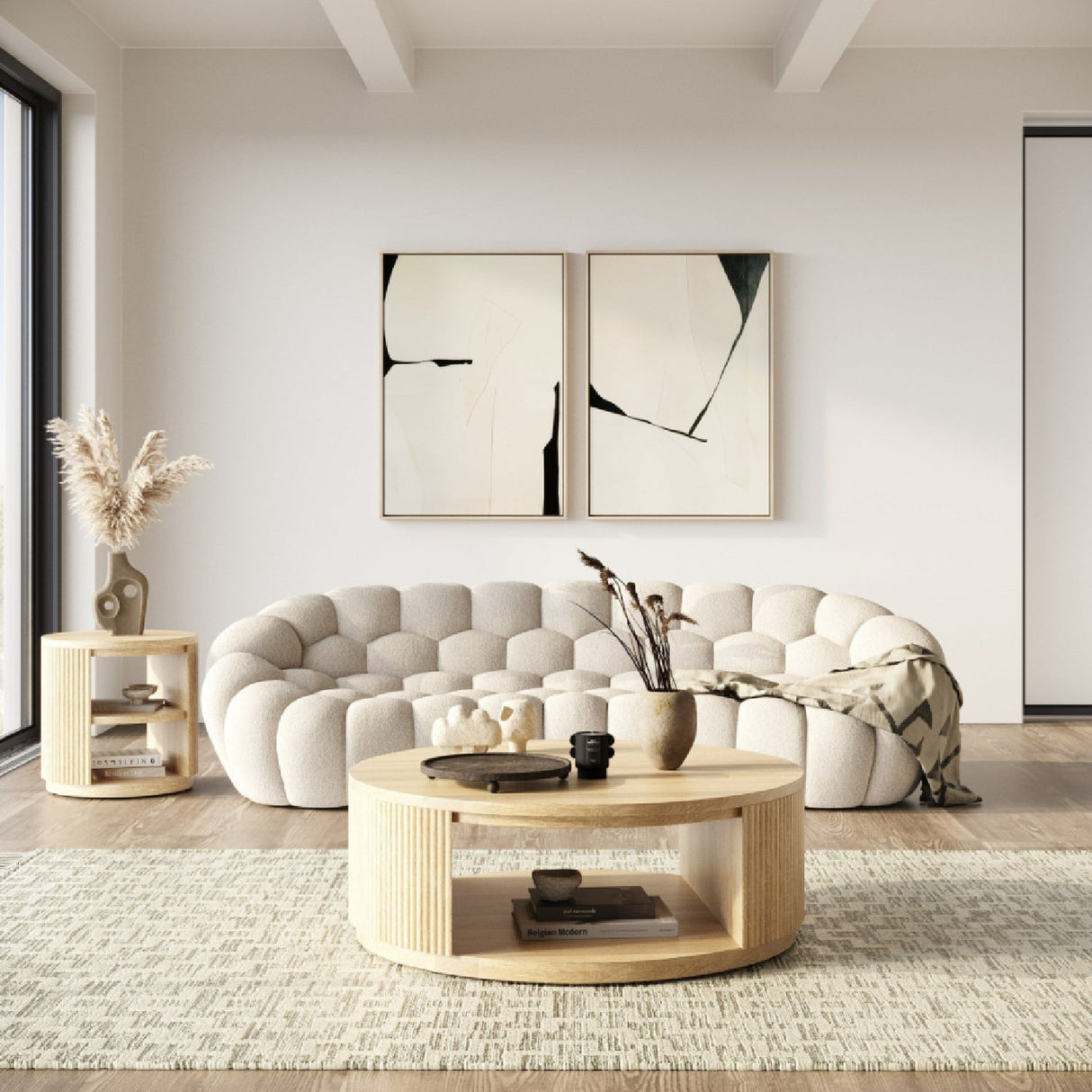 Natural Acacia End Table – Jacobson – alternate view 8