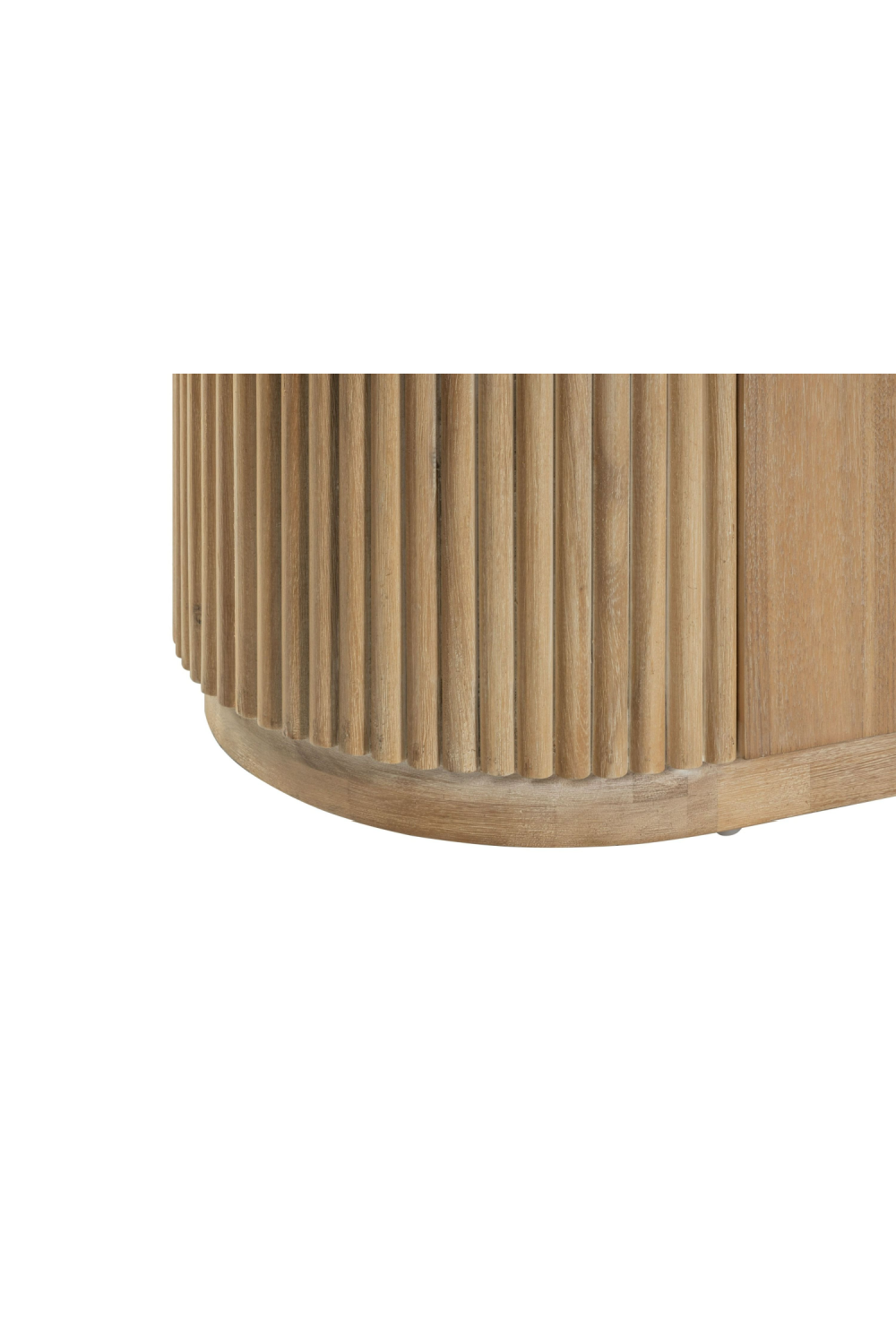 3-Drawer Natural Acacia TV Stand | Oroa.com
