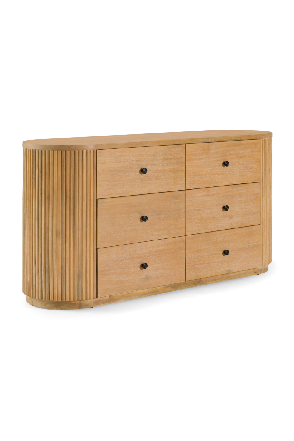 Natural Acacia 6-Drawer Dresser | OROA Modern Jacobson | Oroa.com