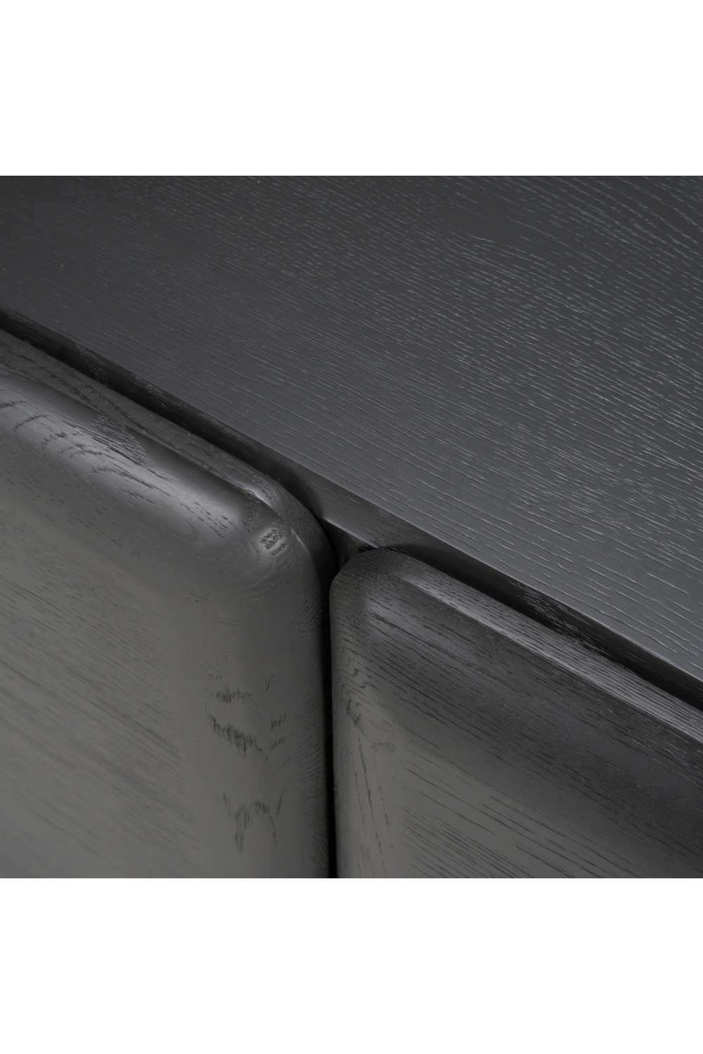 Black Lacquered 4-Door Sideboard | OROA Modern Steven | Oroa.com