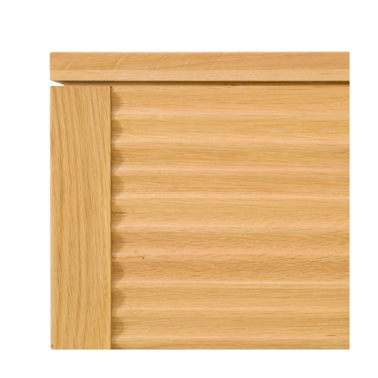 Natural Oak Bed – Seattle – side view