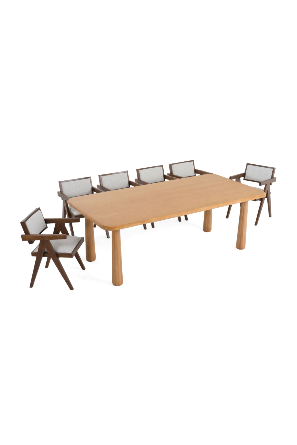 Natural Acacia Dining Table | OROA Modern Rhea | Oroa.com