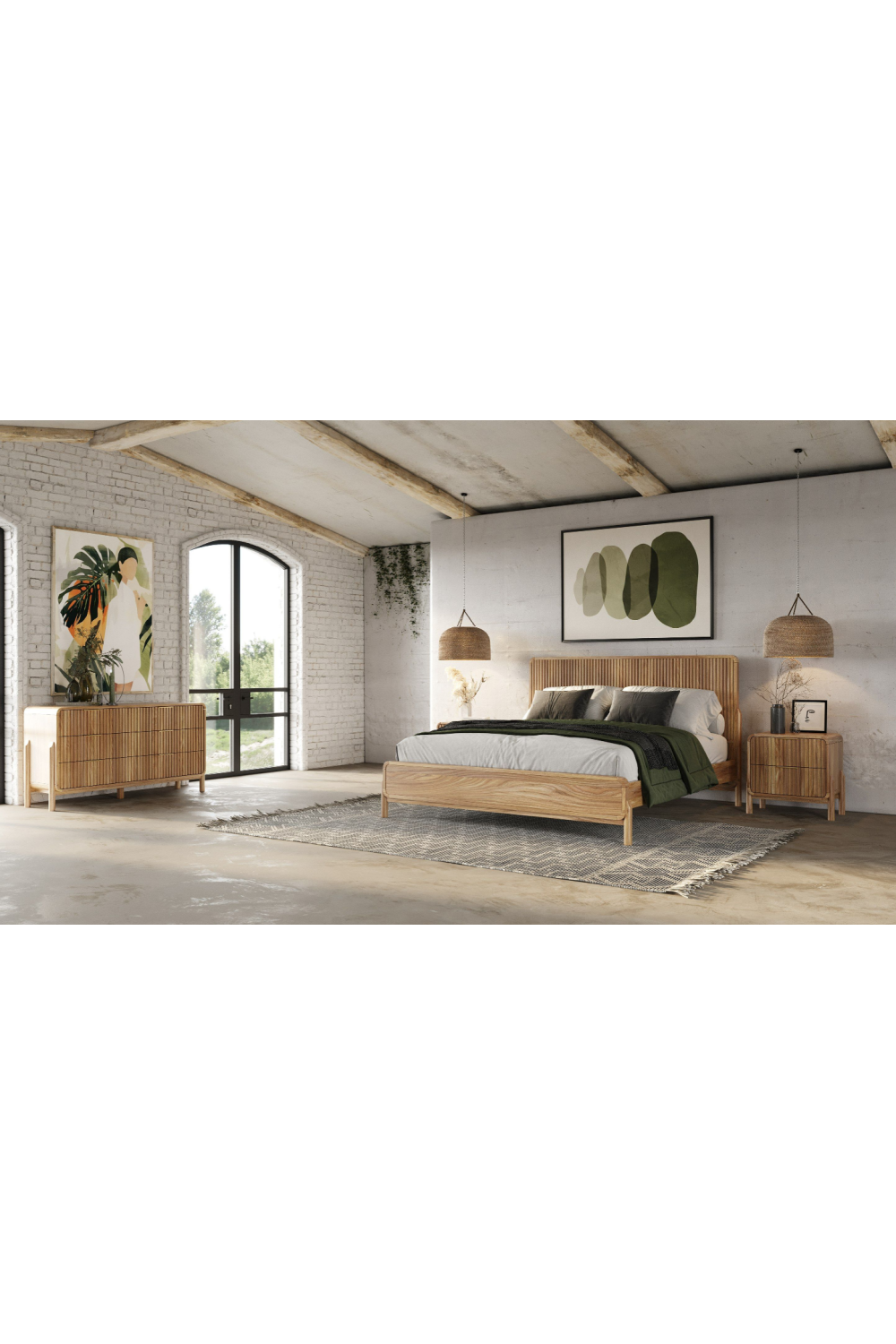 Natural Oak 6-Drawer Dresser | OROA Modern Mikala | Oroa.com