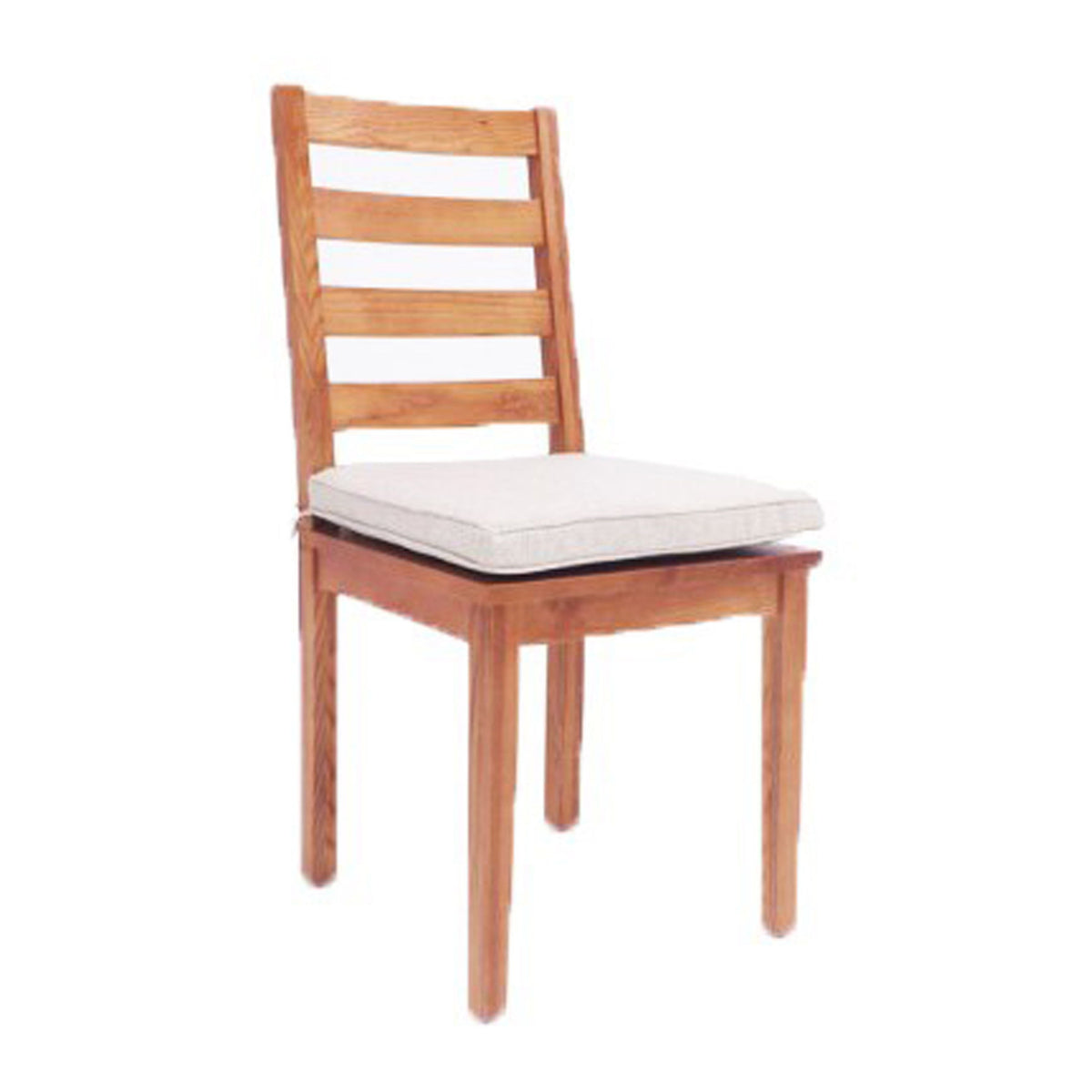 Ash Wood Cushioned Dining Chairs (2) | OROA Modern Lance