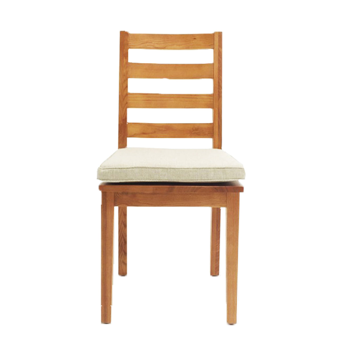 Ash Wood Cushioned Dining Chairs (2) | OROA Modern Lance