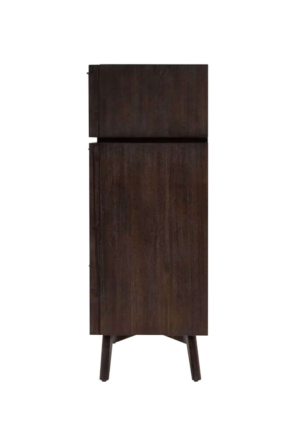 Brown Acacia 4-Drawer Chest | OROA Modern Roger | Oroa.com