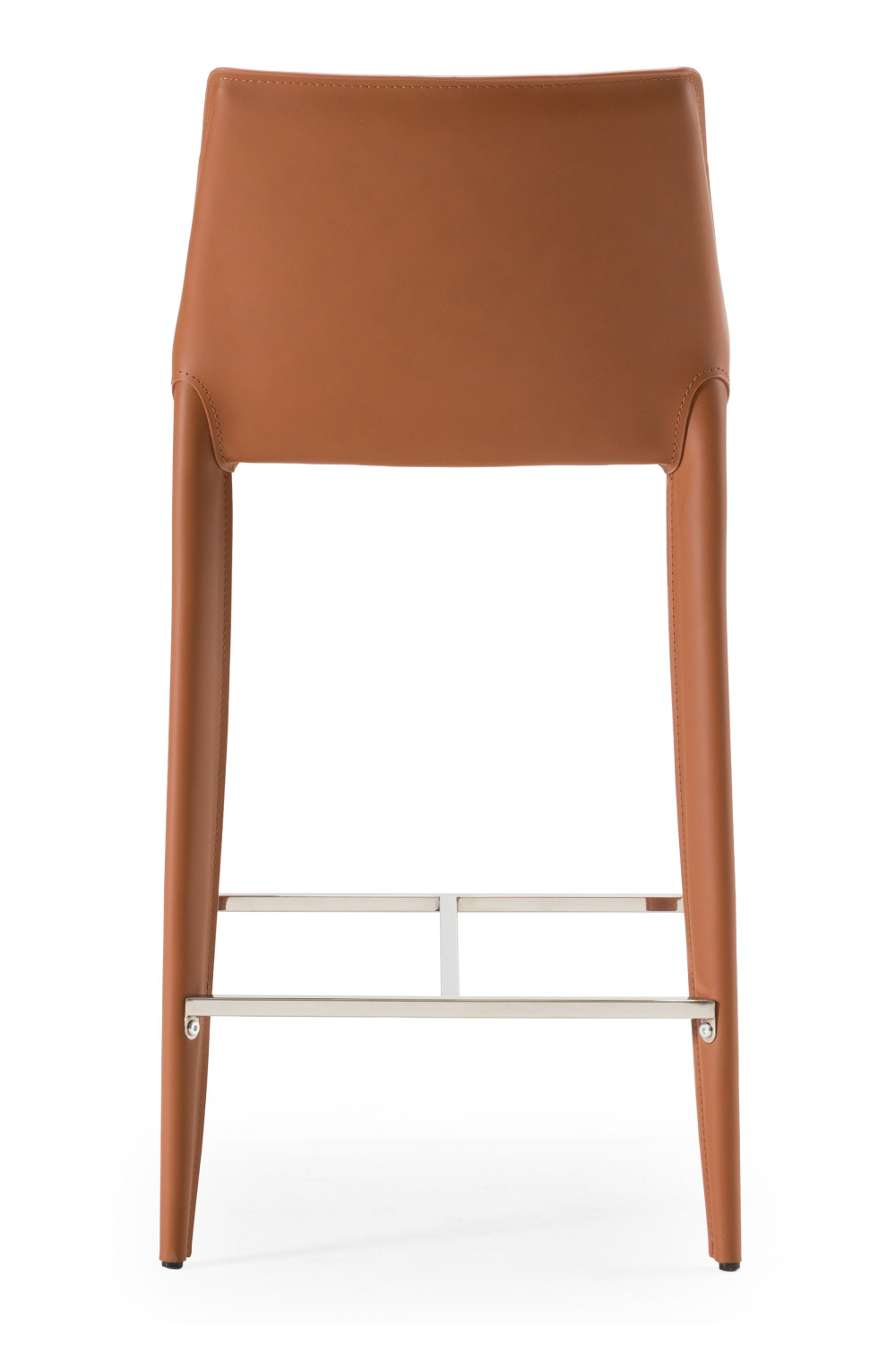 Saddle Leather Counter Stool | OROA Modern Halo | Oroa.com