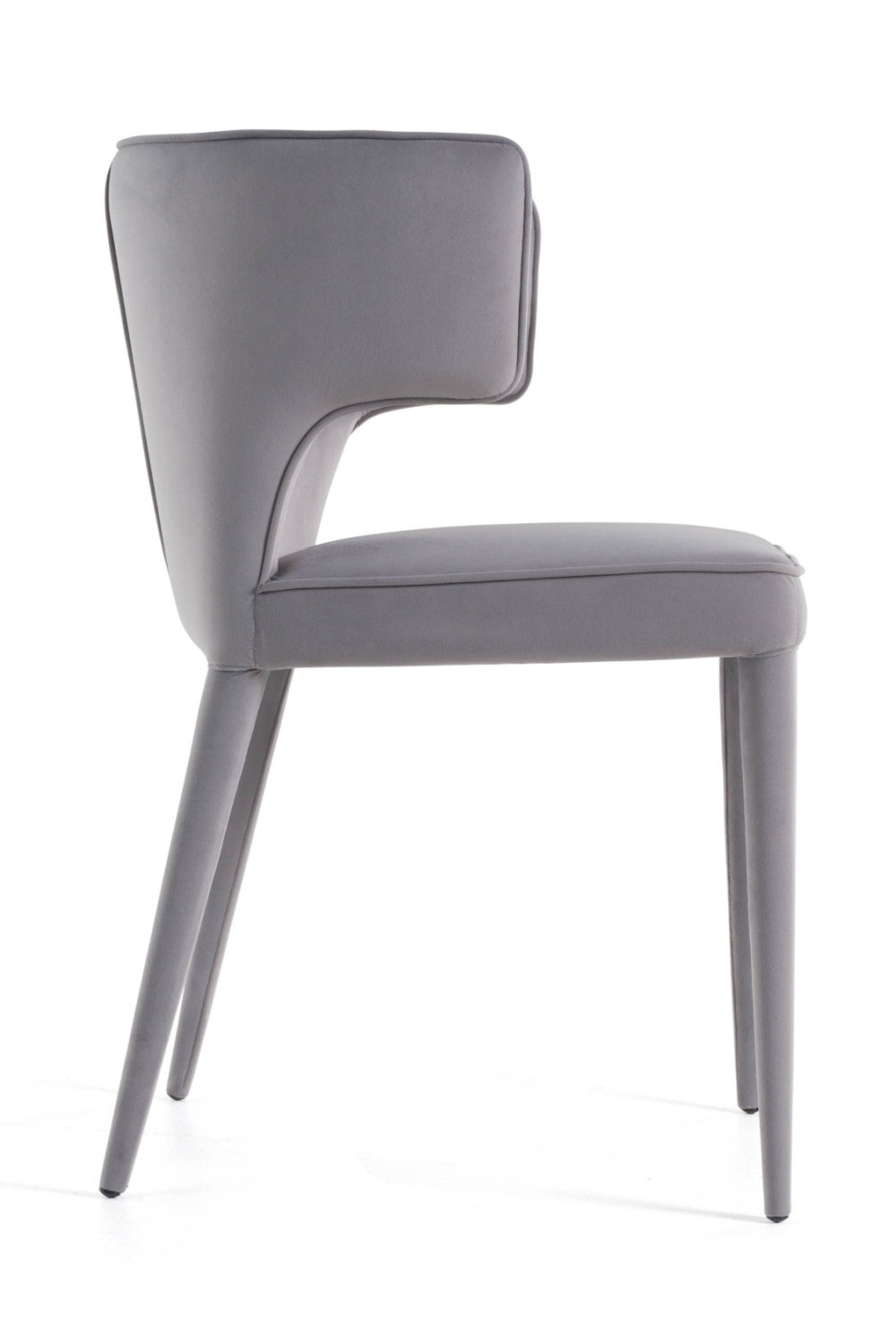 Velvet Contoured-Back Dining Chair | OROA Modern Lucero | Oroa.com