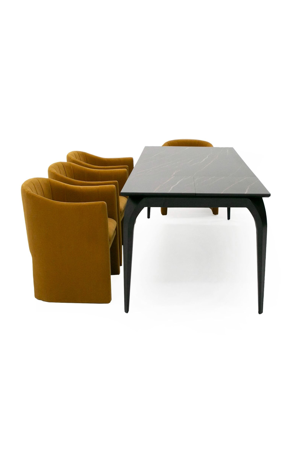 Black Ceramic Extendable Dining Table | OROA Modern Alberta | Oroa.com