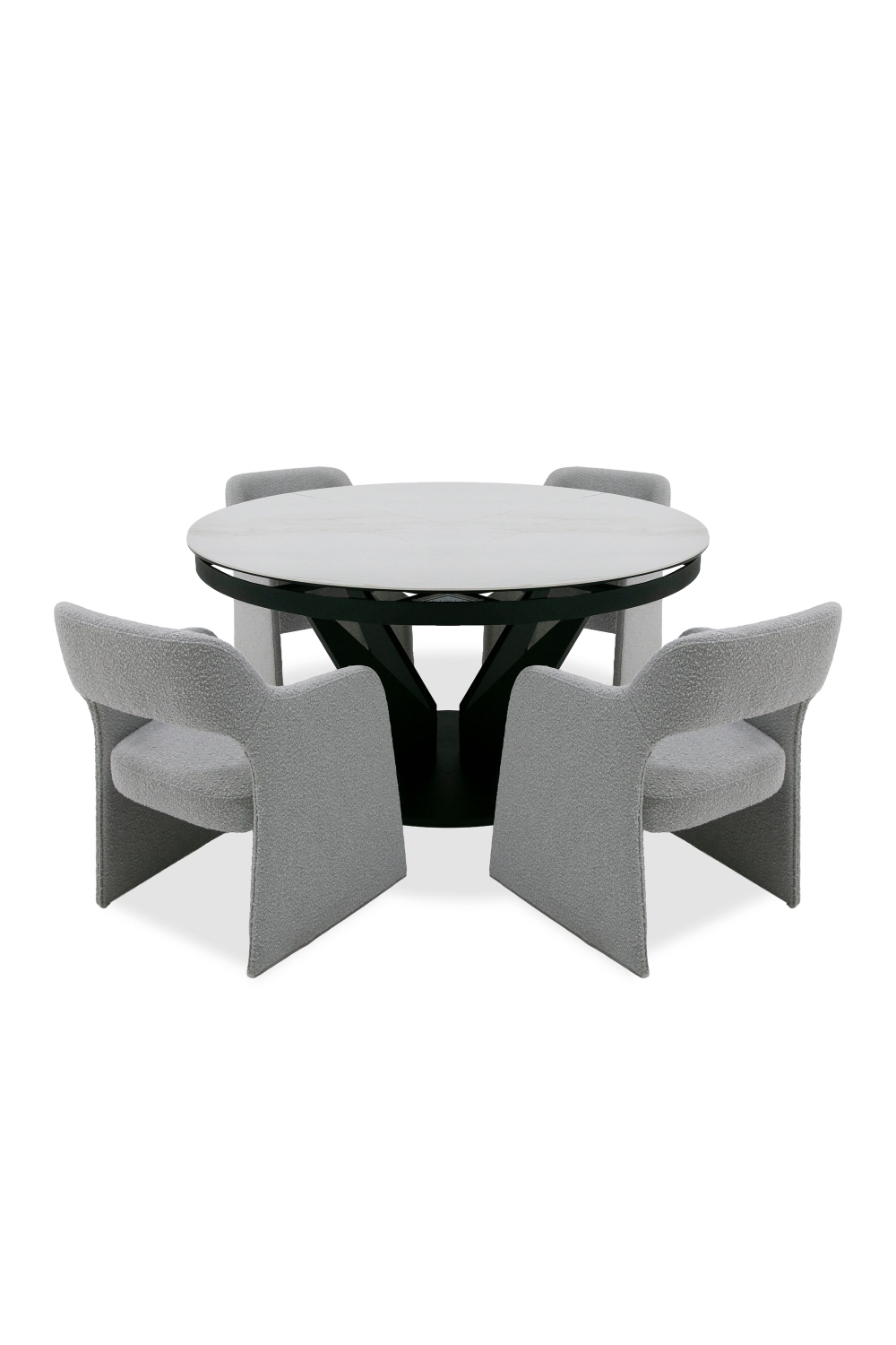 Black Ceramic Extendable Dining Table | OROA Modern Alberta | Oroa.com