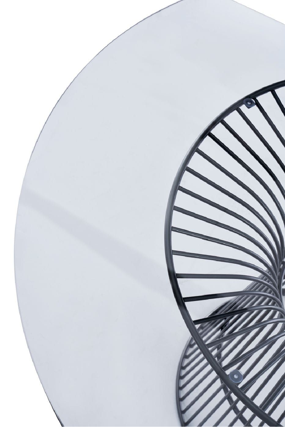 Round Tempered Glass Dining Table | OROA Modern Chandler | Oroa.com