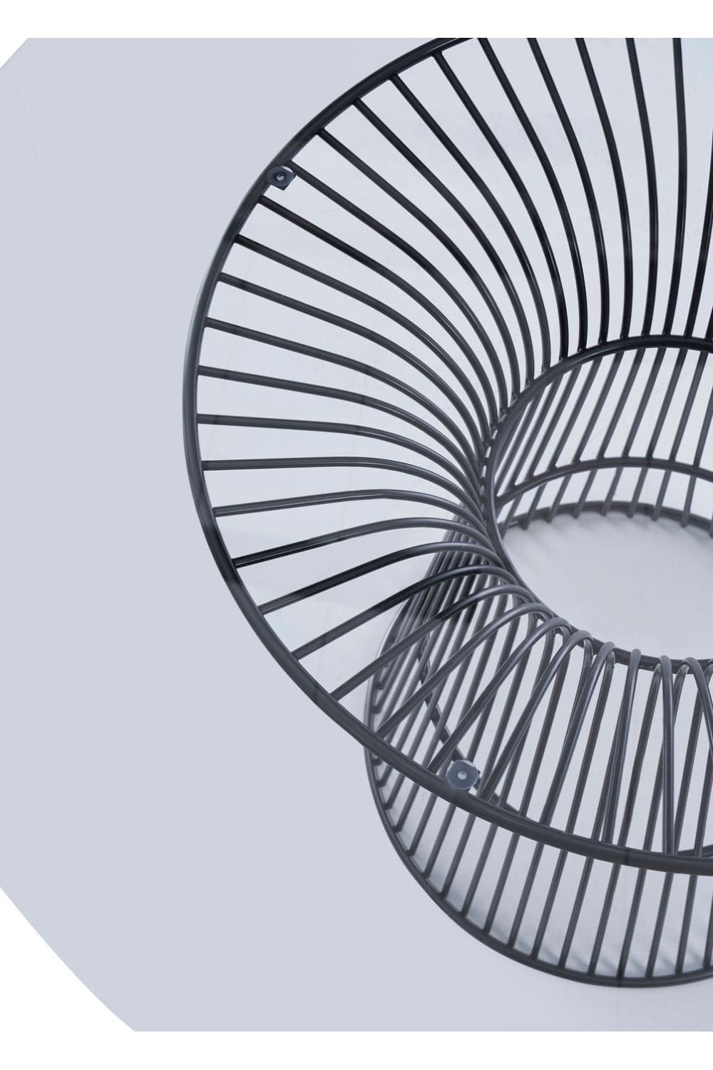 Round Tempered Glass Dining Table | Oroa.com