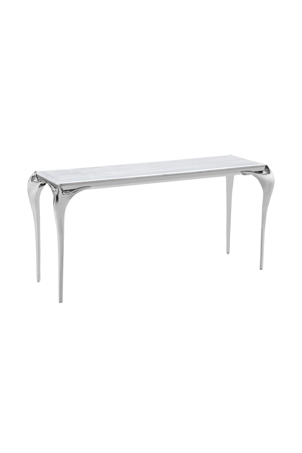 Stainless Steel Marble Console Table | OROA Modern Vince | Oroa.com
