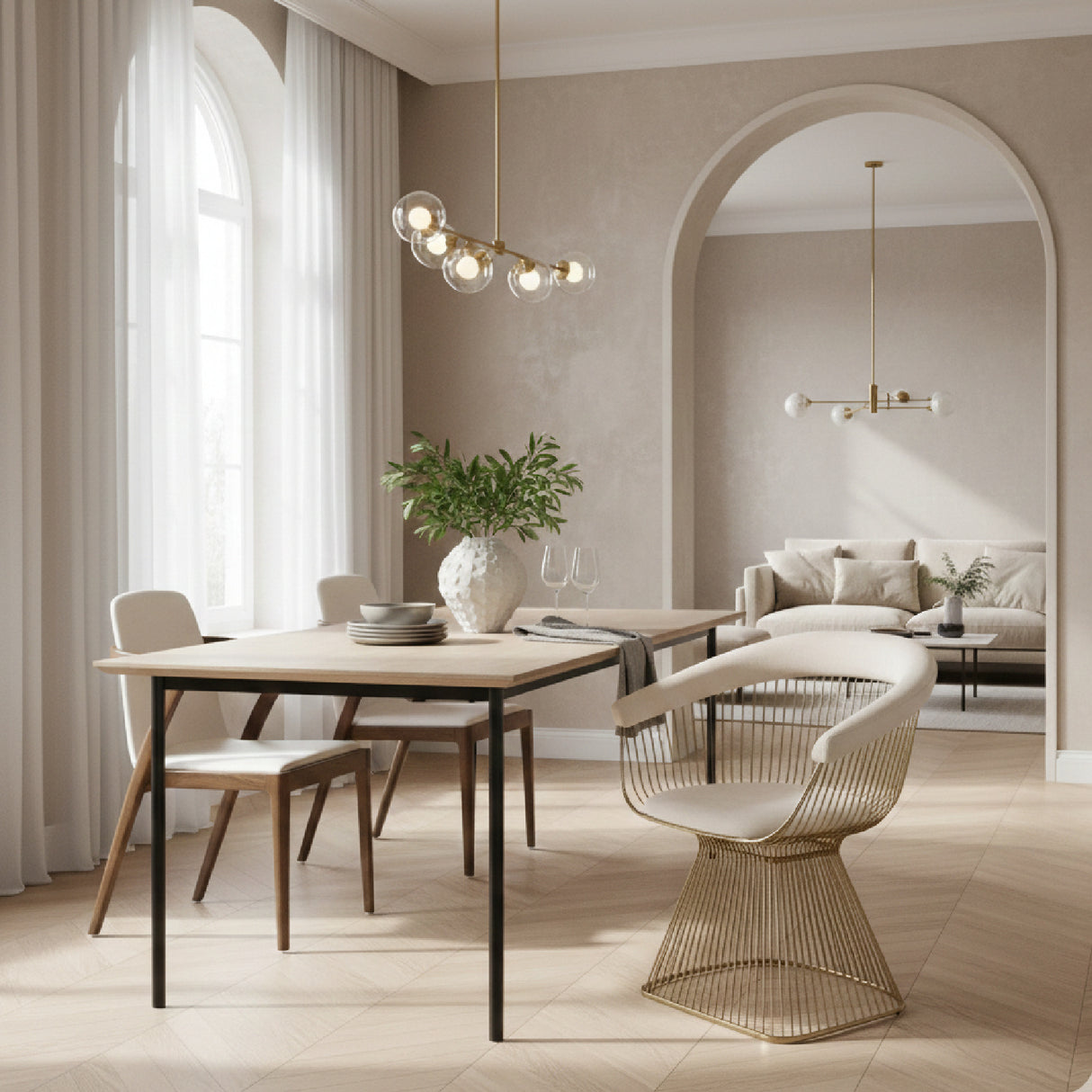 Windsor Back Velvet Dining Chair | Oroa.com