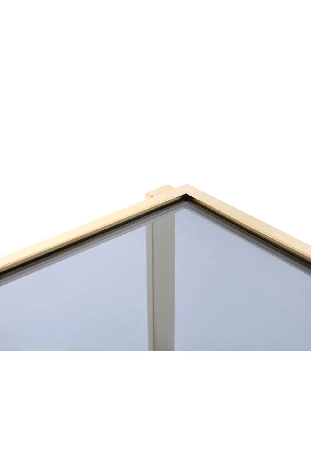 Gold Framed Bookcase | OROA Modern Tipton | Oroa.com