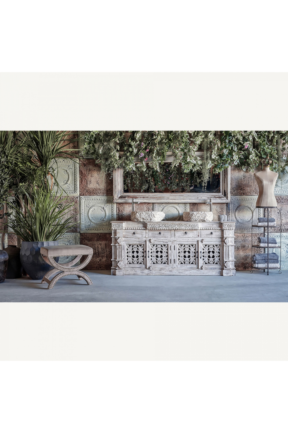 Green Artificial Plant | Vical Home Split Philo | Oroa.com