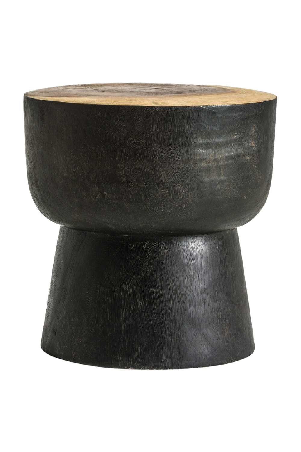 Black Tropical Wood Side Table | Vical Home Arusa | Oroa.com