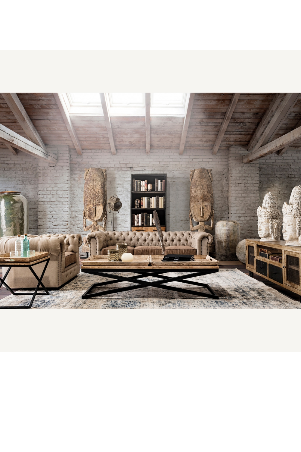 Black Iron Coffee Table | Vical Home Newak | Oroa.com