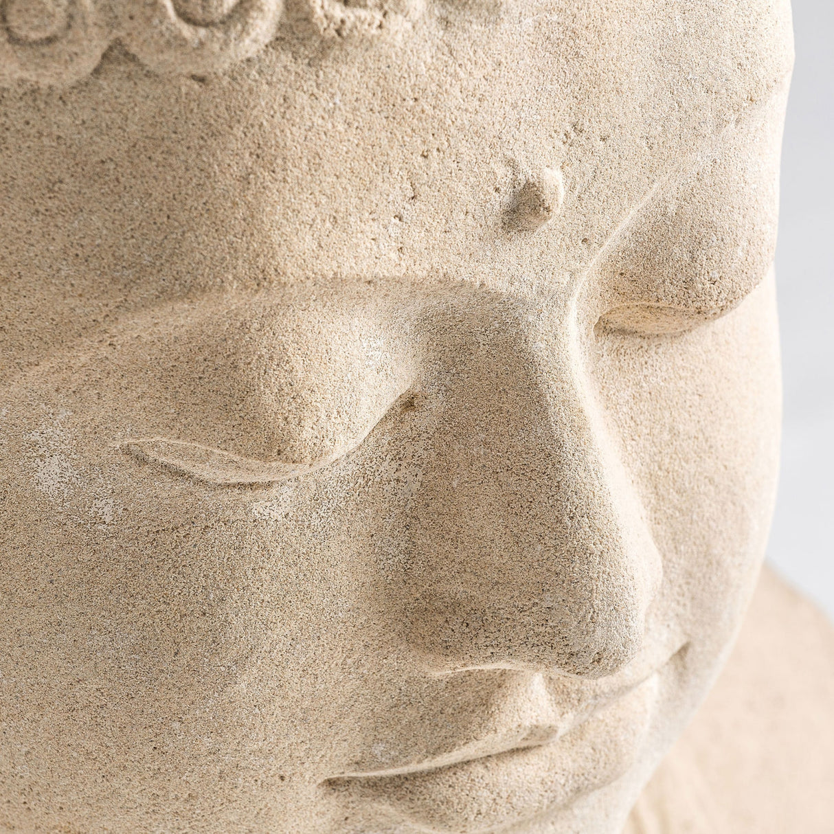 White Cement Oriental Bust | Oroa.com