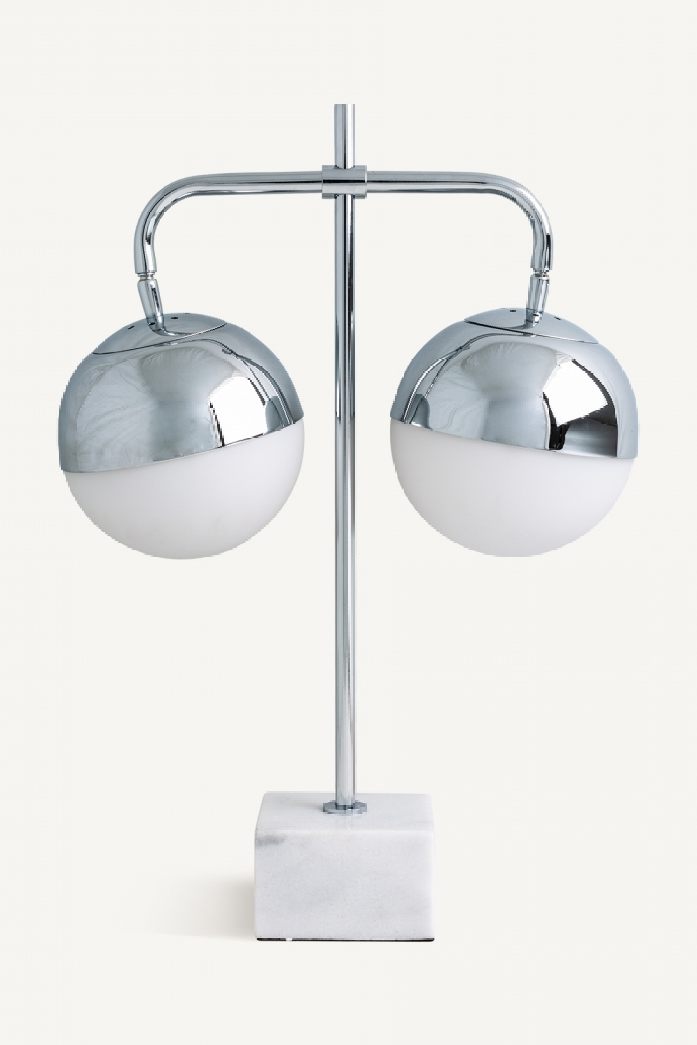 Double Sphere Silver Table Lamp | Vical Home | Oroa.com