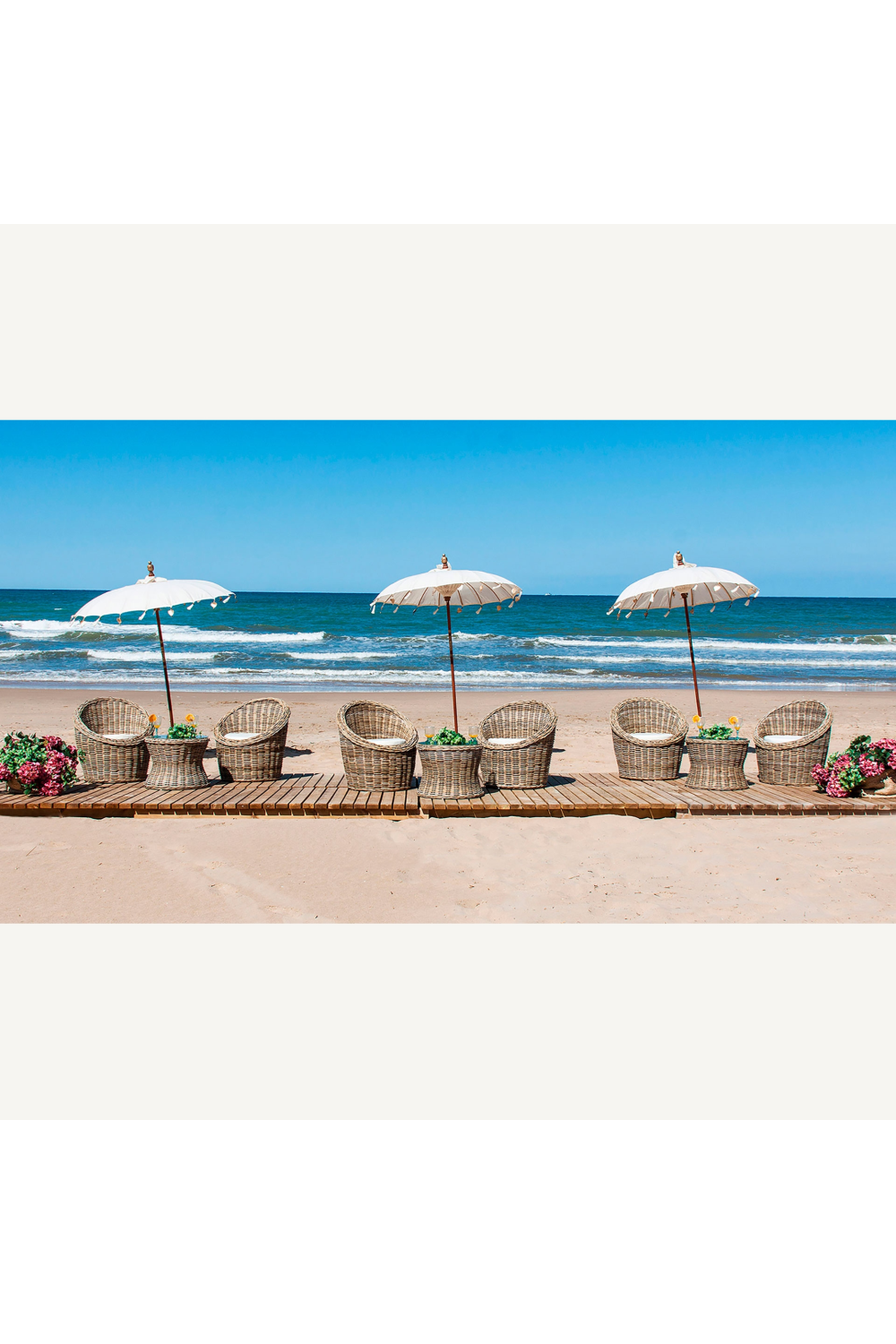 Braided Rattan Coffee Table | Vical Home Chira | Oroa.com