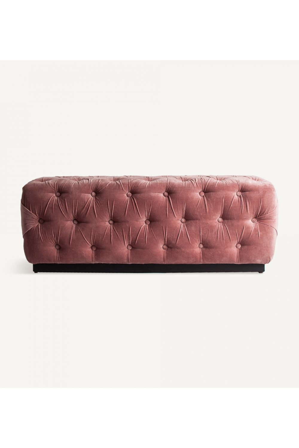 Tufted Pink Velvet Bed Bench | Vical Home Tardiano | Oroa.com