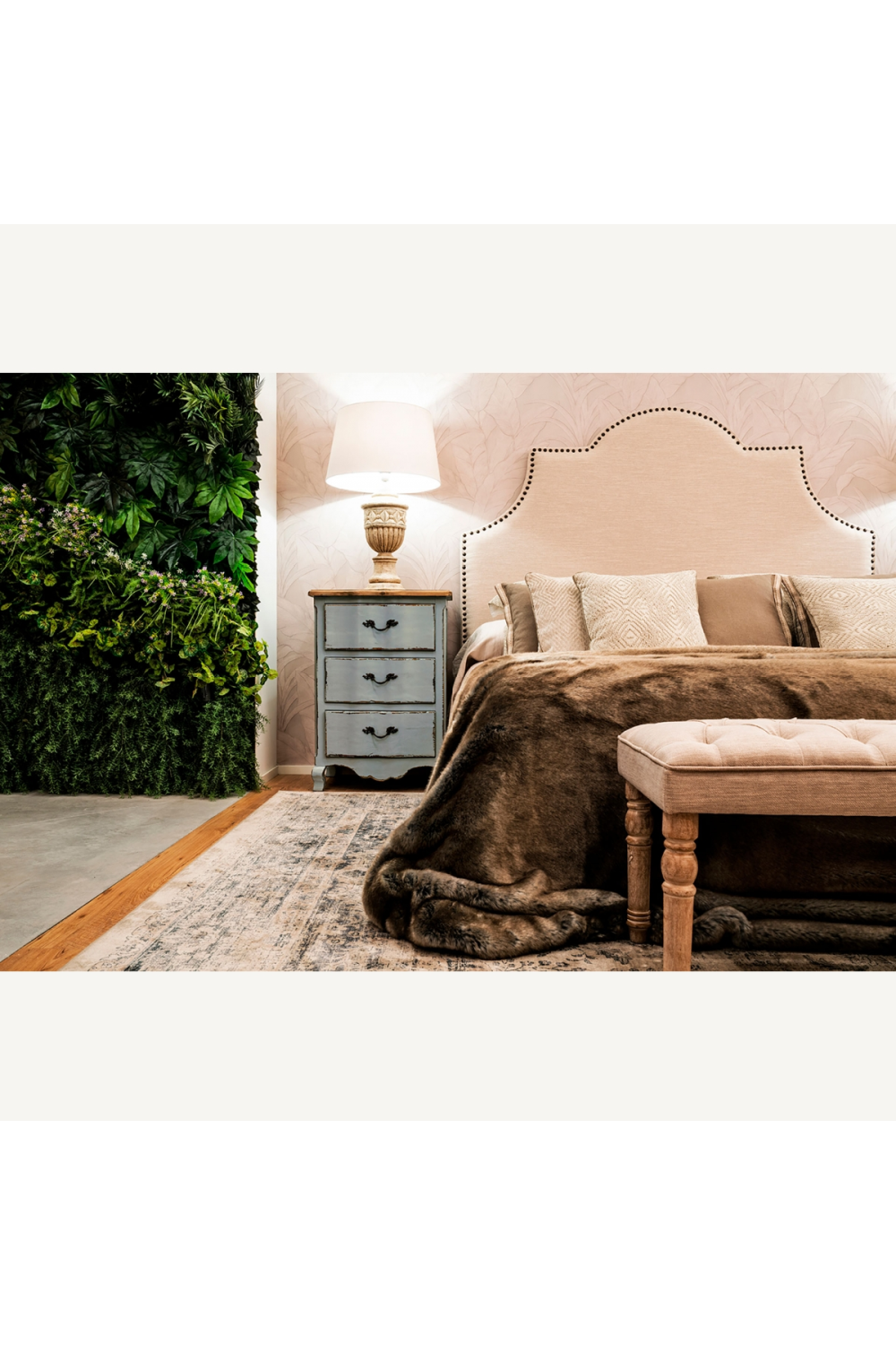 Carved Mango Wood Table Lamp | Vical Home | Oroa.com