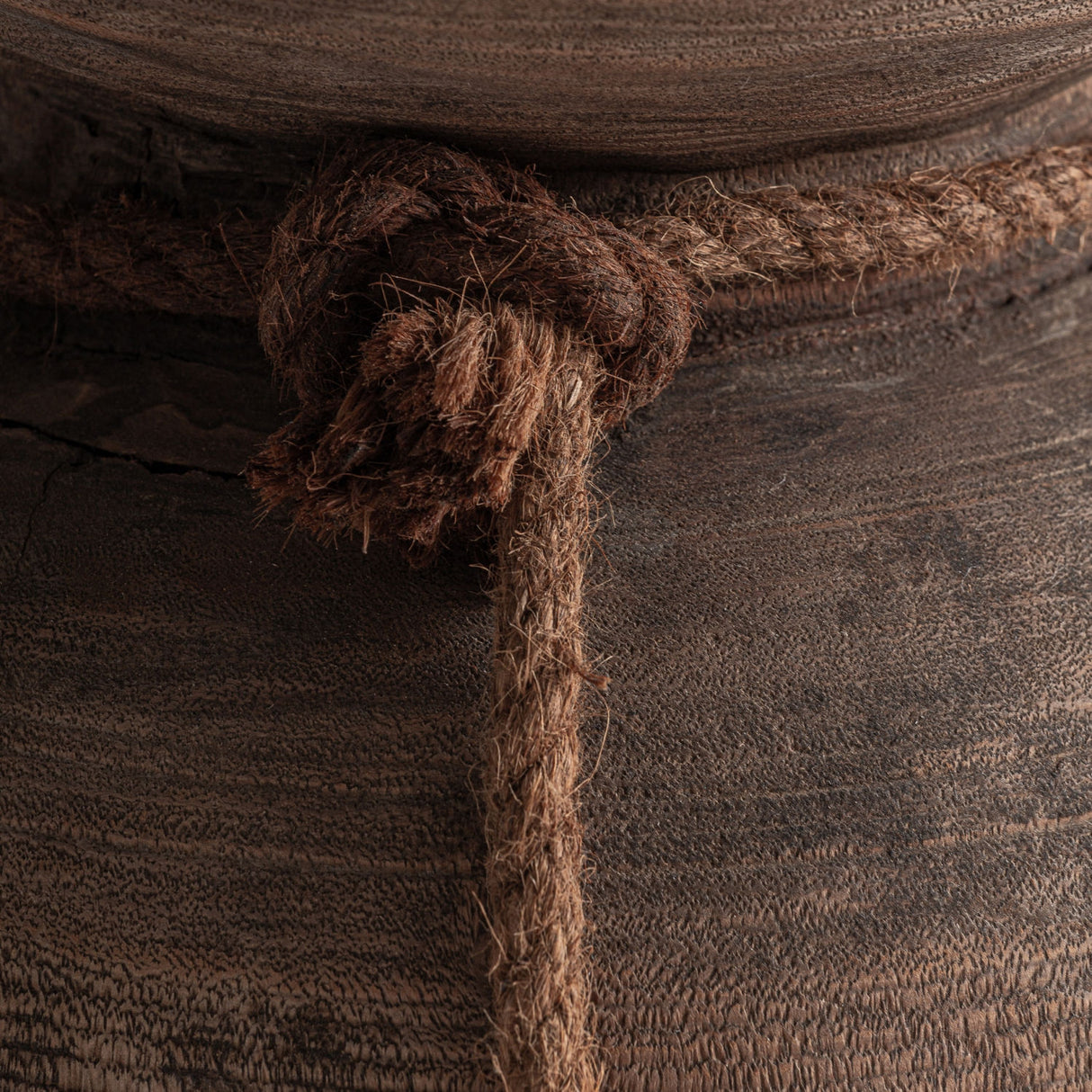 Weathered Teak Wood Vase | Oroa.com