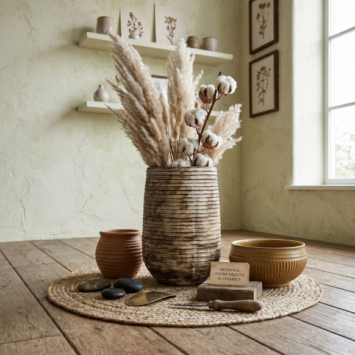 Brown Terracotta Vase | Oroa.com