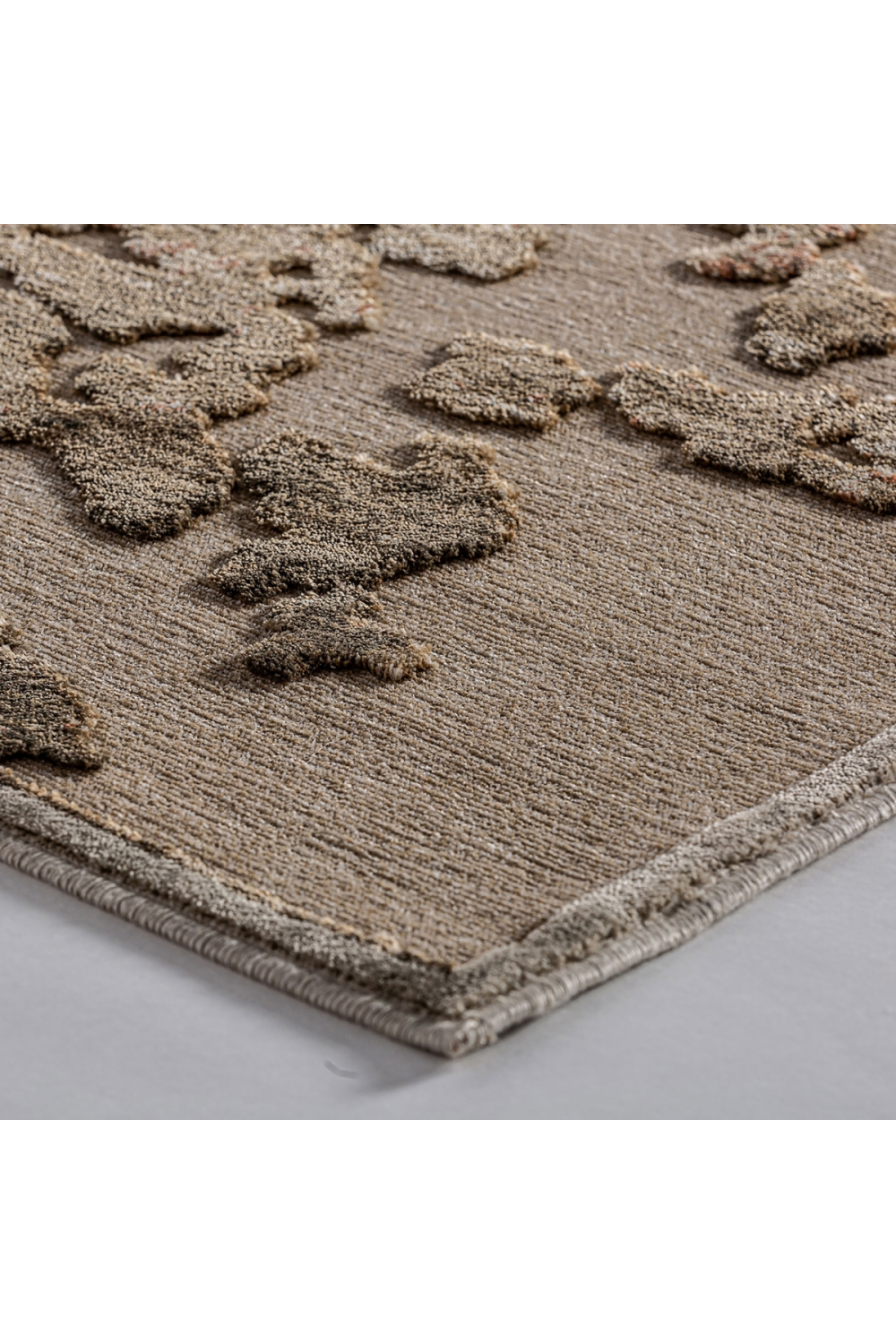 Beige Chenille Rug 9'5" x 6'5" | Vical Home Queen | Oroa.com
