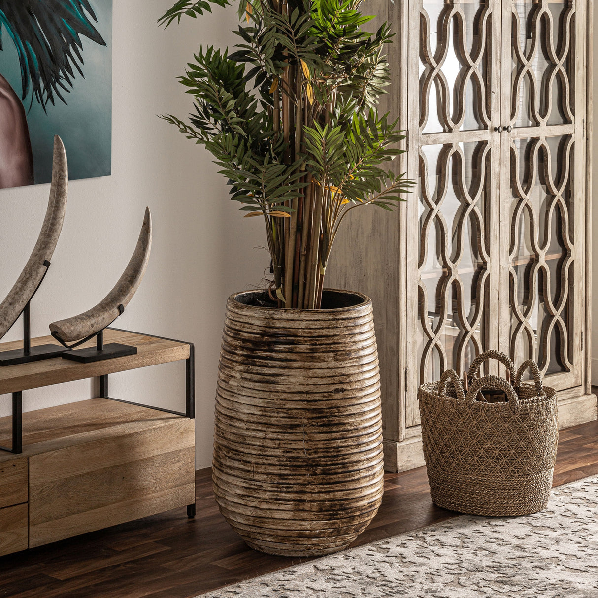 Modern furniture - Brown Terracotta Vase - www.oroa.com | Oroa.com