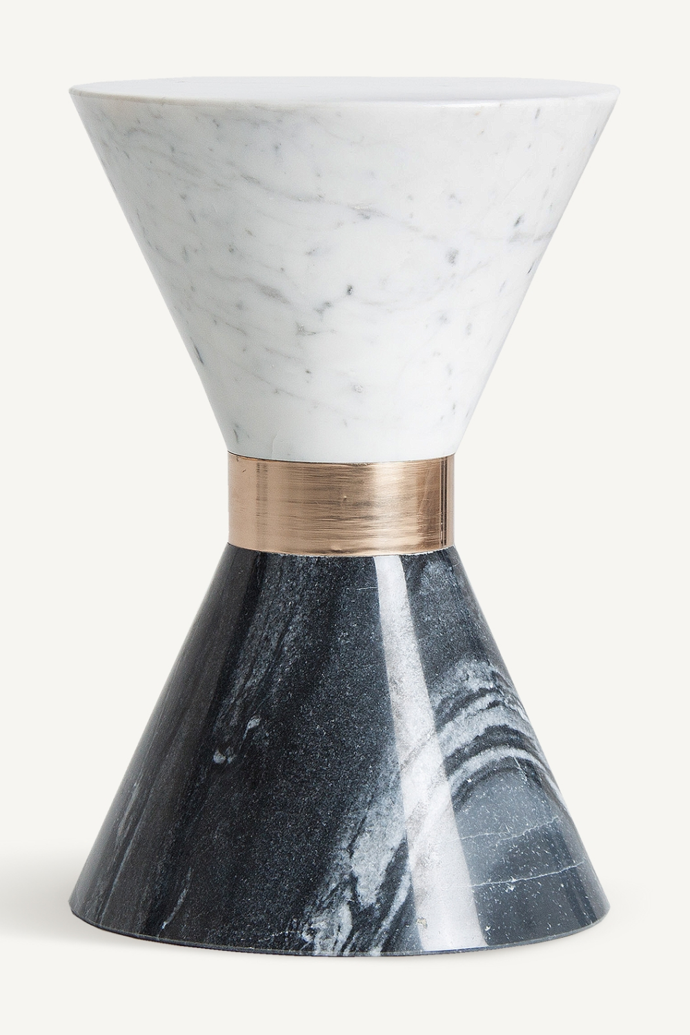 Black & White Marble Side Table | Oroa.com