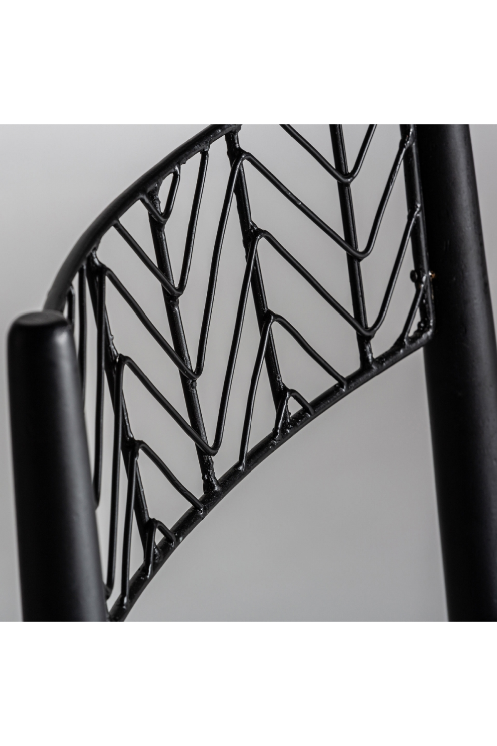 Black Metal Dining Chair (2) | Vical Home Plisse | Oroa.com