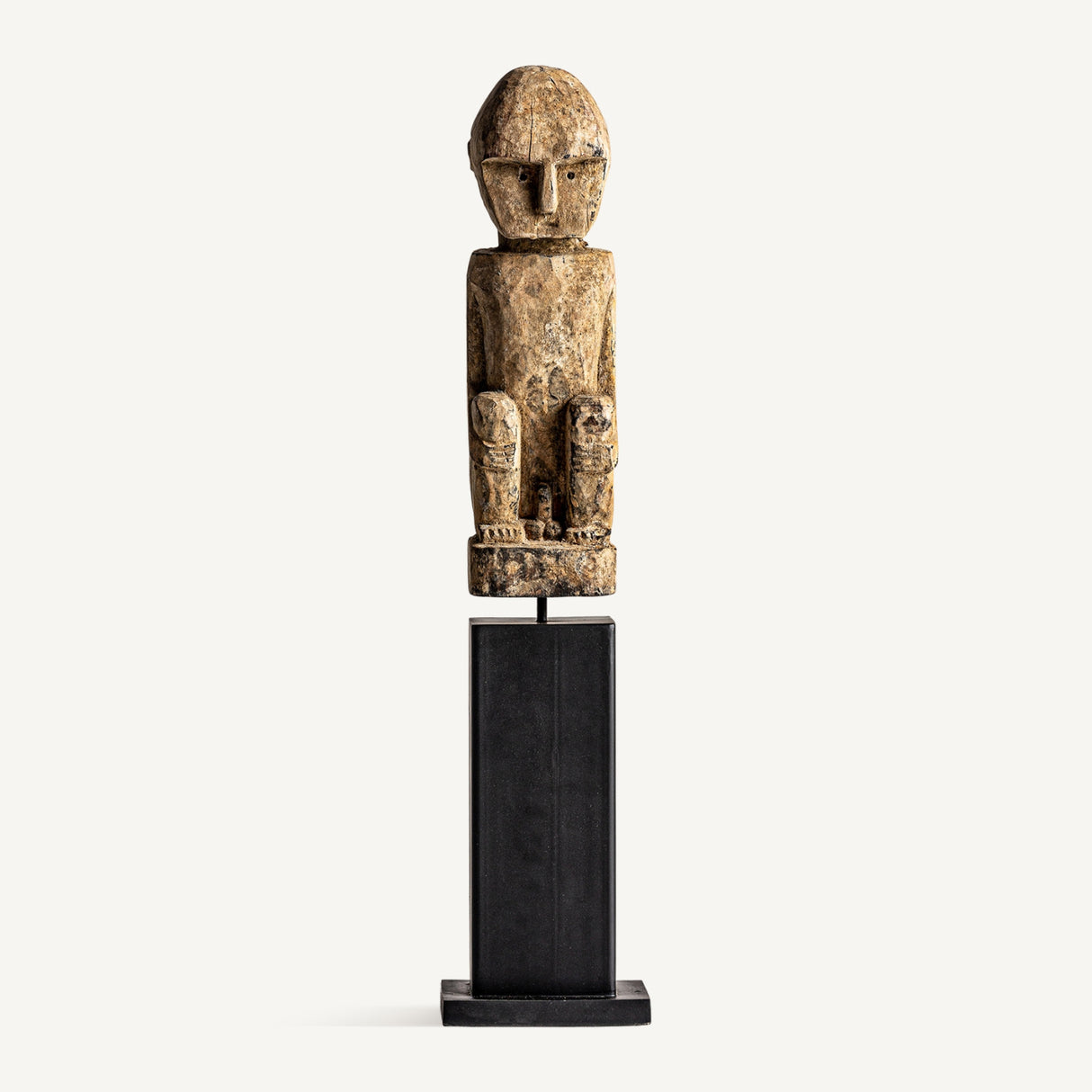 Rustic Wood Statue Decorative Figure | Oroa.com