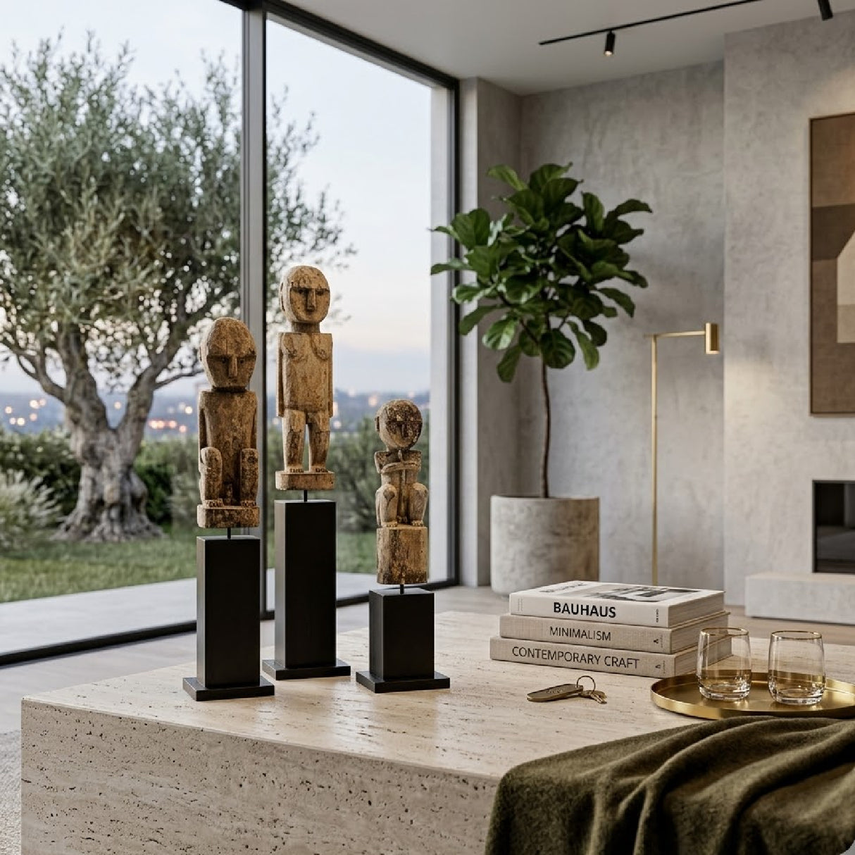 Carved Wooden Statue | Oroa.com
