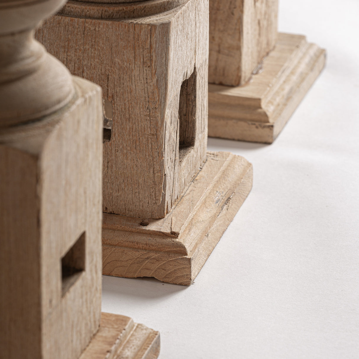 Carved Wooden Candle Holder | Oroa.com