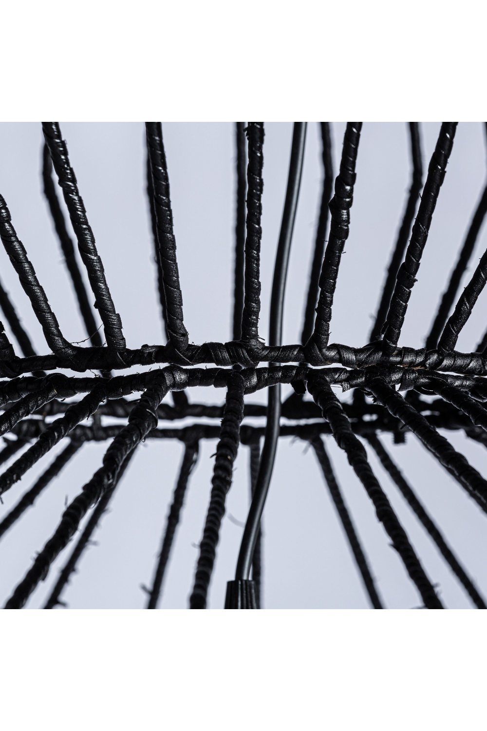 Black Rattan Hanging Lamp | Vical Home Plisse | Oroa.com