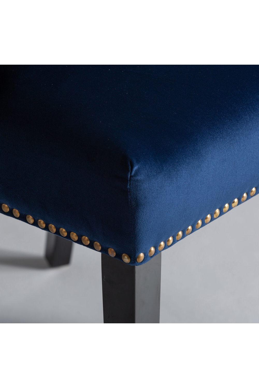 Blue Velvet Studded Accent Chair (2) | Vical Home Isella | Oroa.com