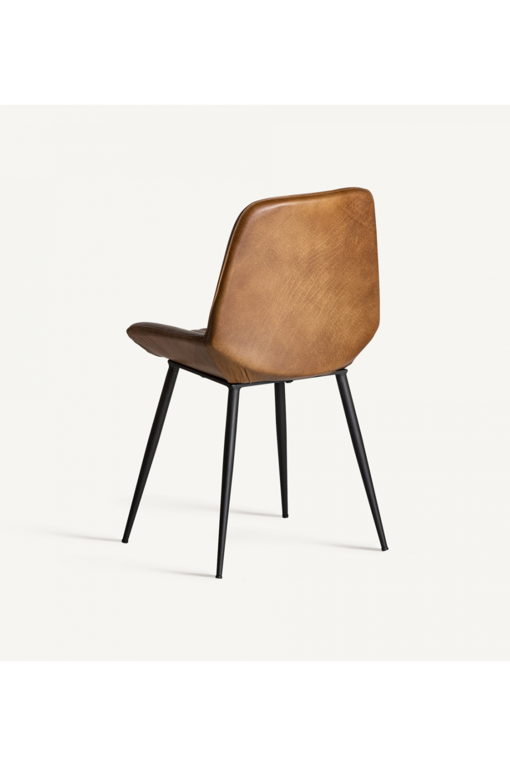 Camel Leather Dining Chair | Vical Home Morton | Oroa.com