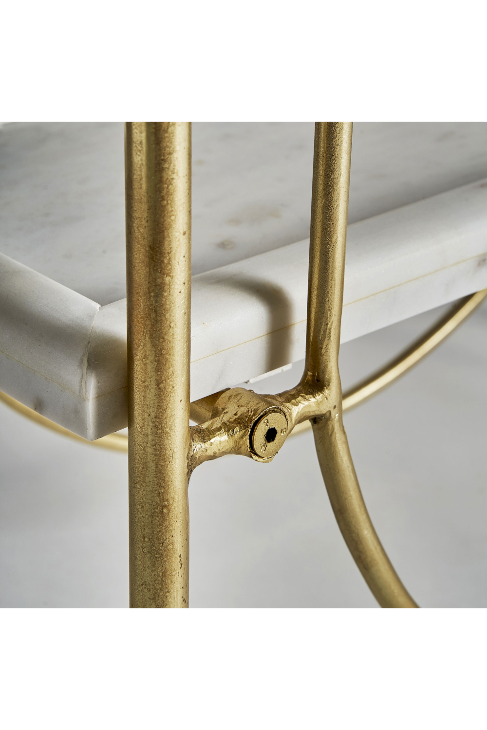 Golden Iron Marble Bookshelf | Oroa.com