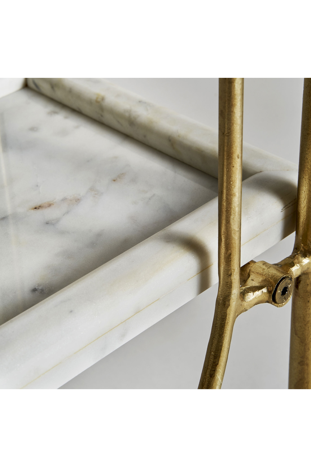 Golden Iron Marble Bookshelf | Oroa.com