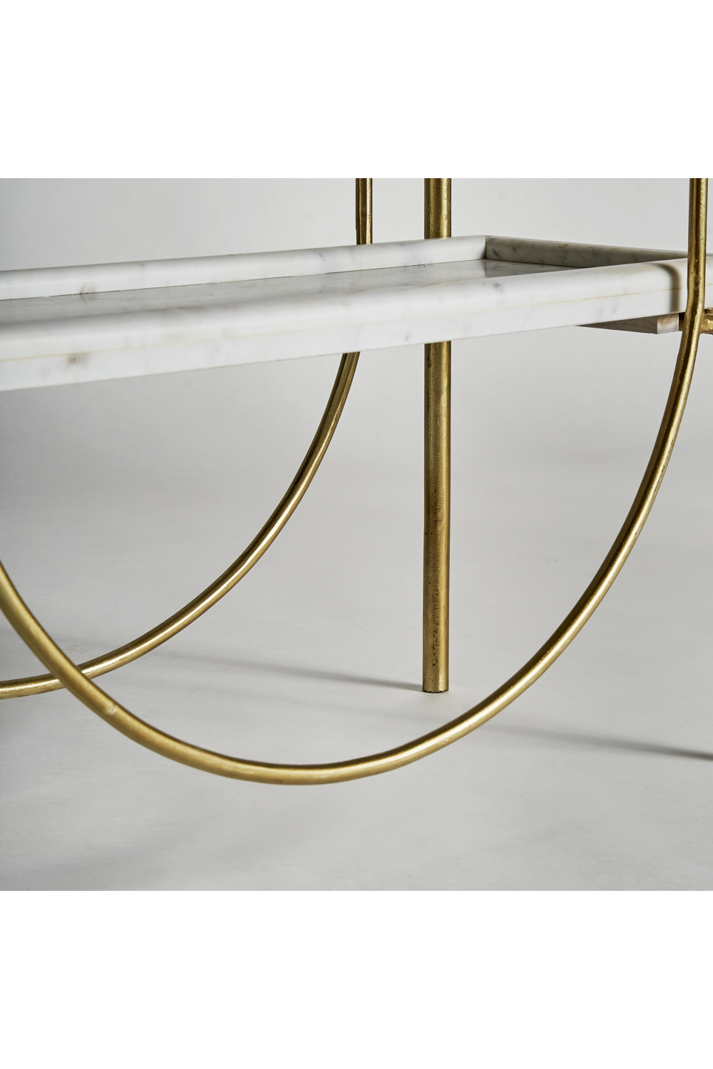 Golden Iron Marble Bookshelf | Oroa.com