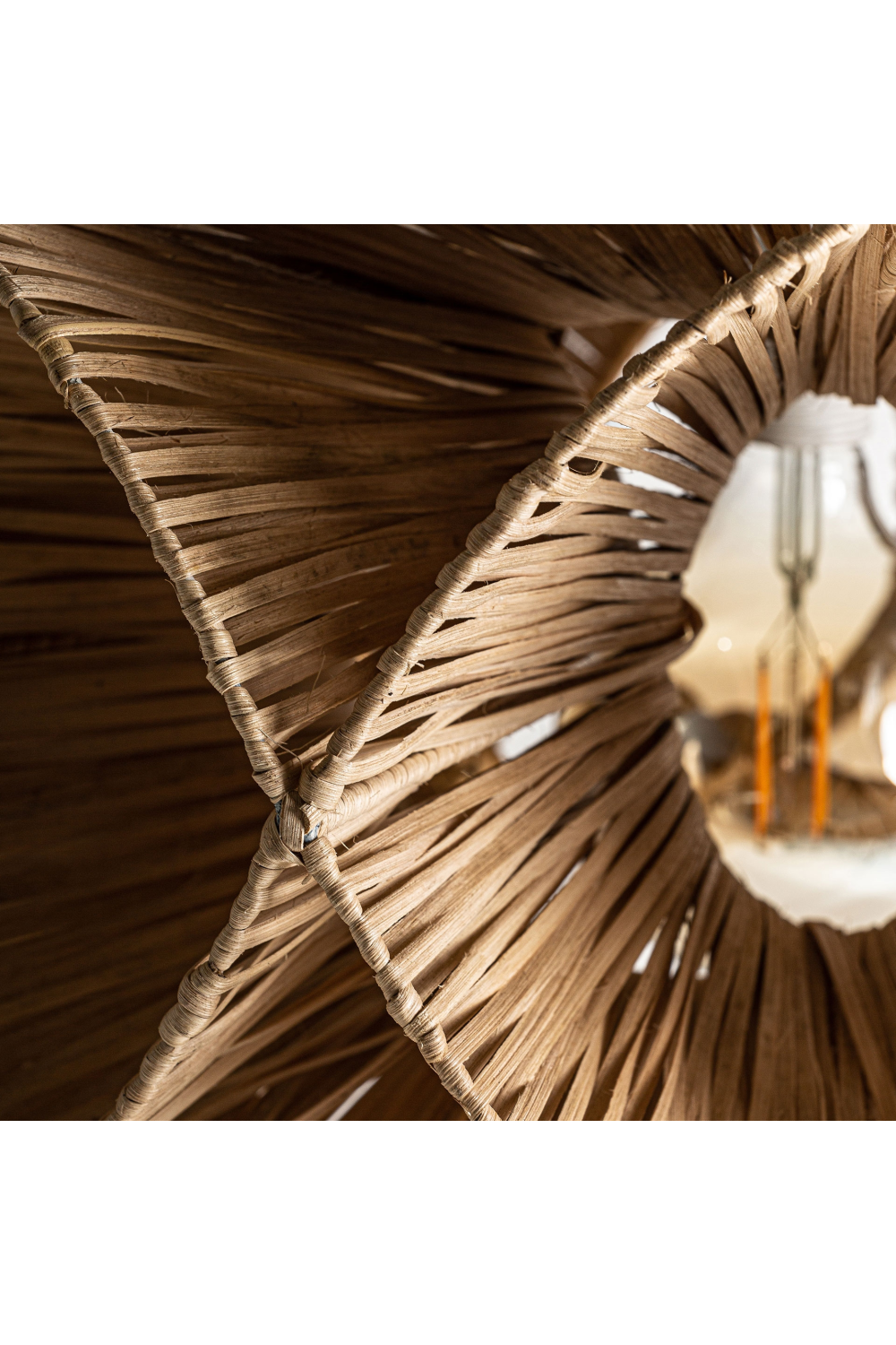 Spiral Rattan Pendant Light | Vical Home | Oroa.com