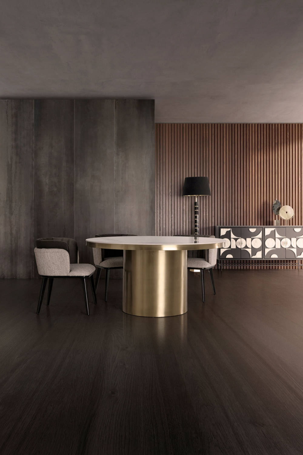 White Round Dining Table | Oroa.com