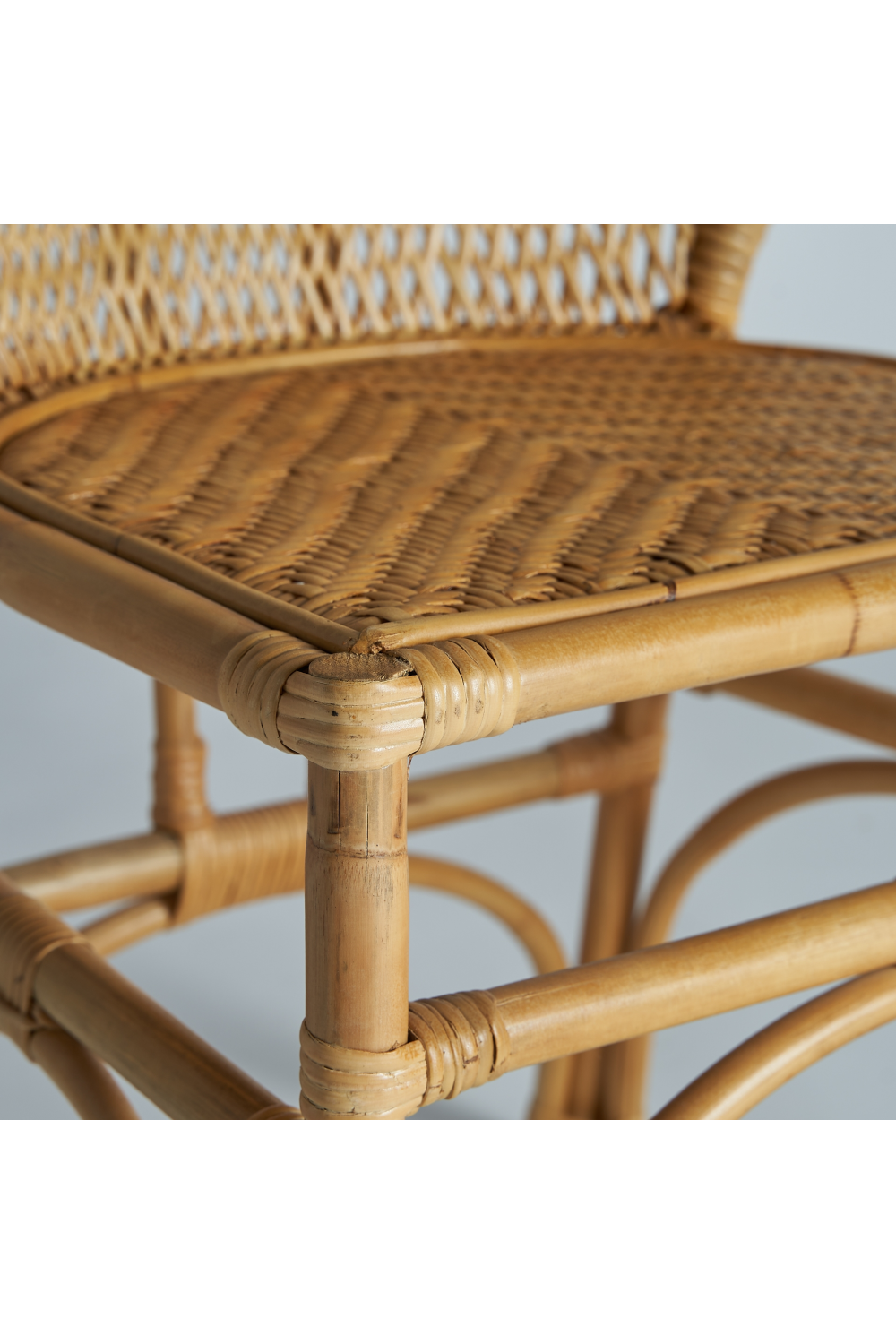 Rattan Curved Dining Chair | Vical Home Nalles | Oroa.com