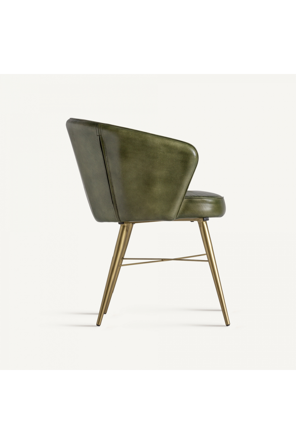 Green Leather Accent Chair | Vical Home Muncie | Oroa.com