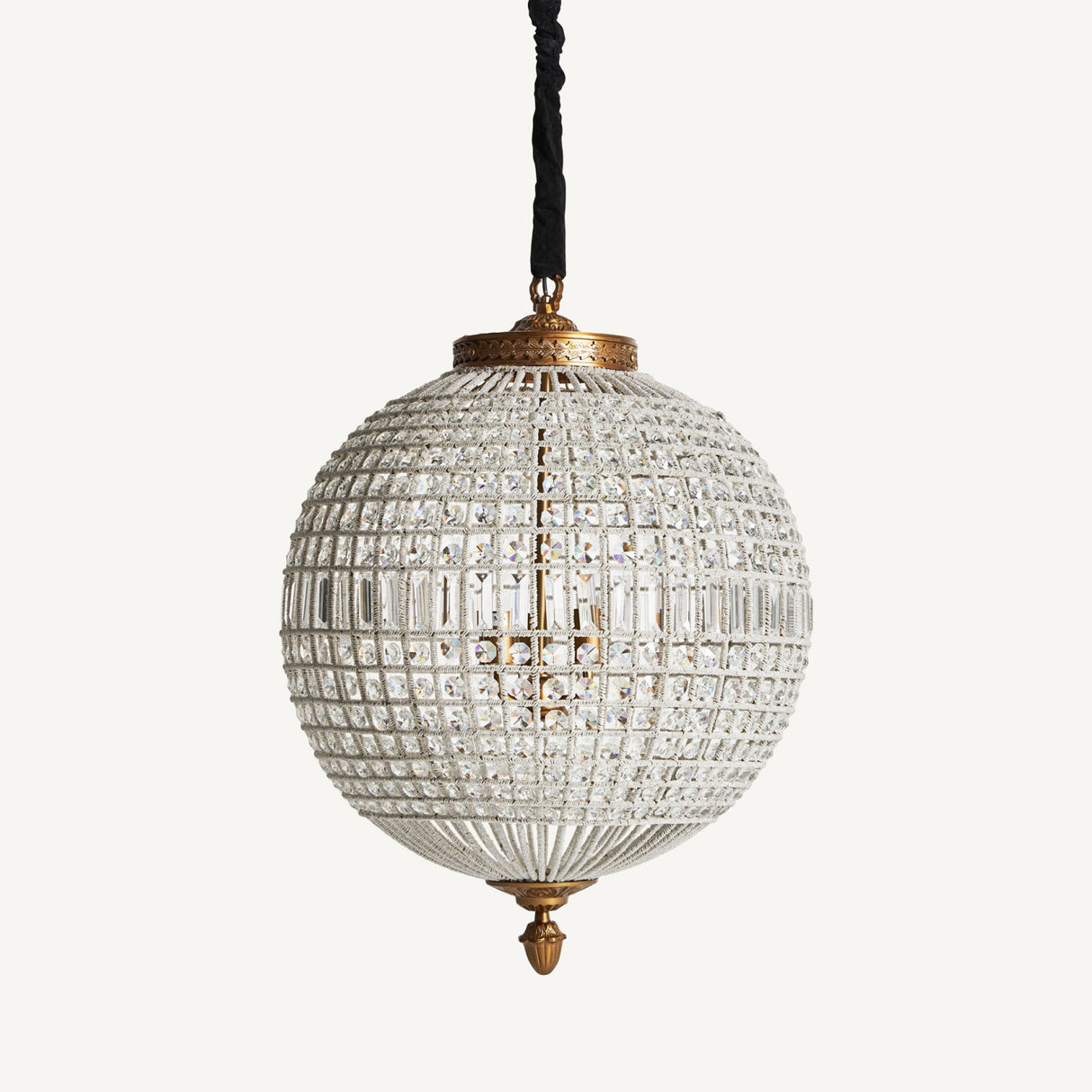 Crystal Beads Round Pendant Lamp | Oroa.com