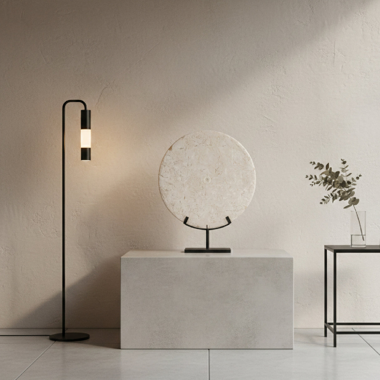 Cream Marble Round Decorative Object | Vical Home | Oroa.com