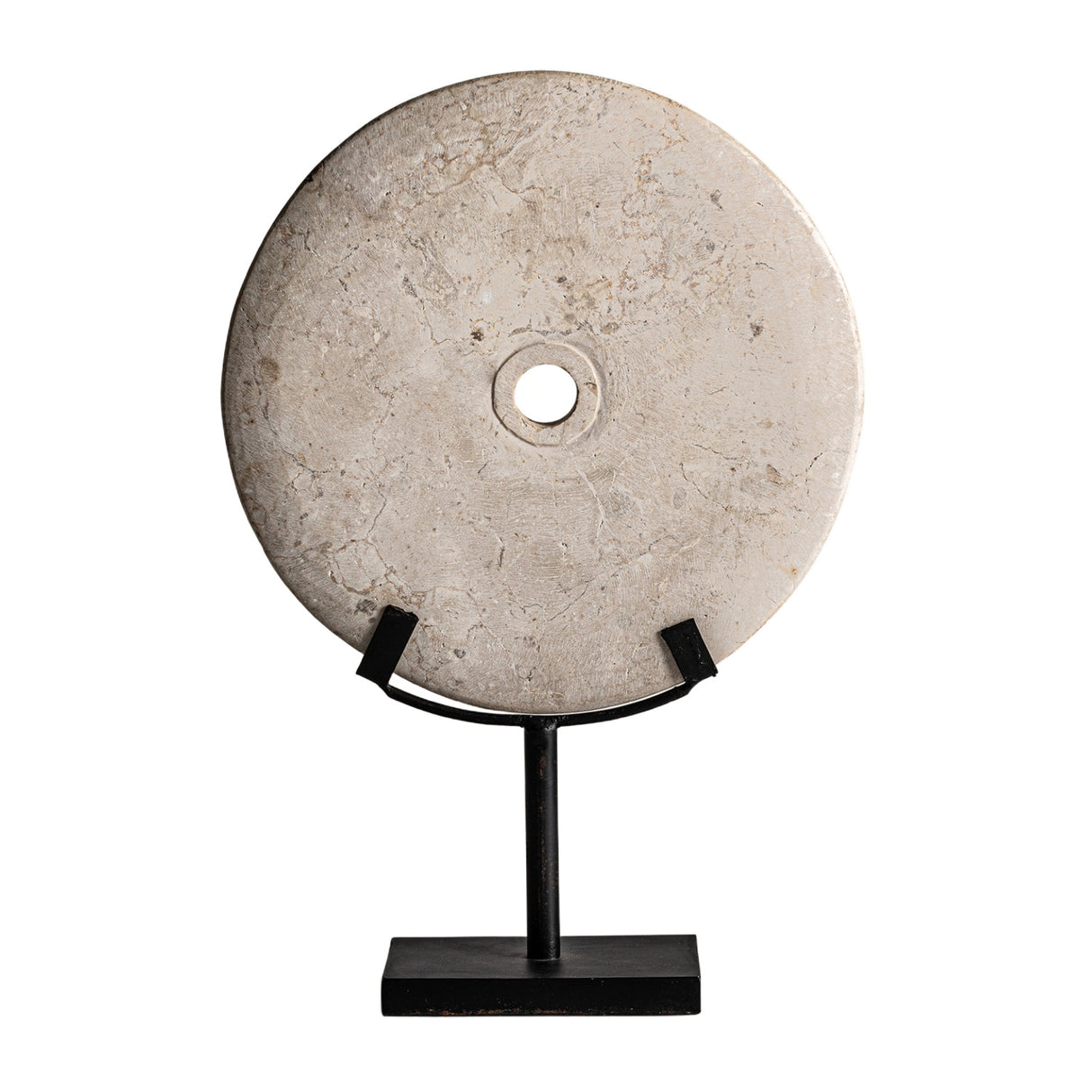 Cream Marble Round Decorative Figure | Oroa.com