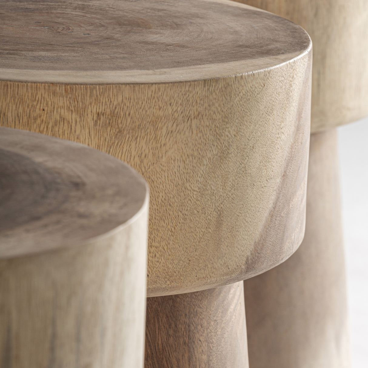 Modern European furniture - Brown Suar Wood Side Table - www.oroa.com | Oroa.com